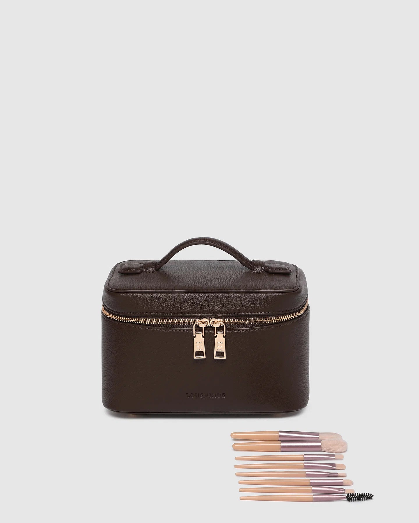 Camden Cosmetic Case | Chocolate