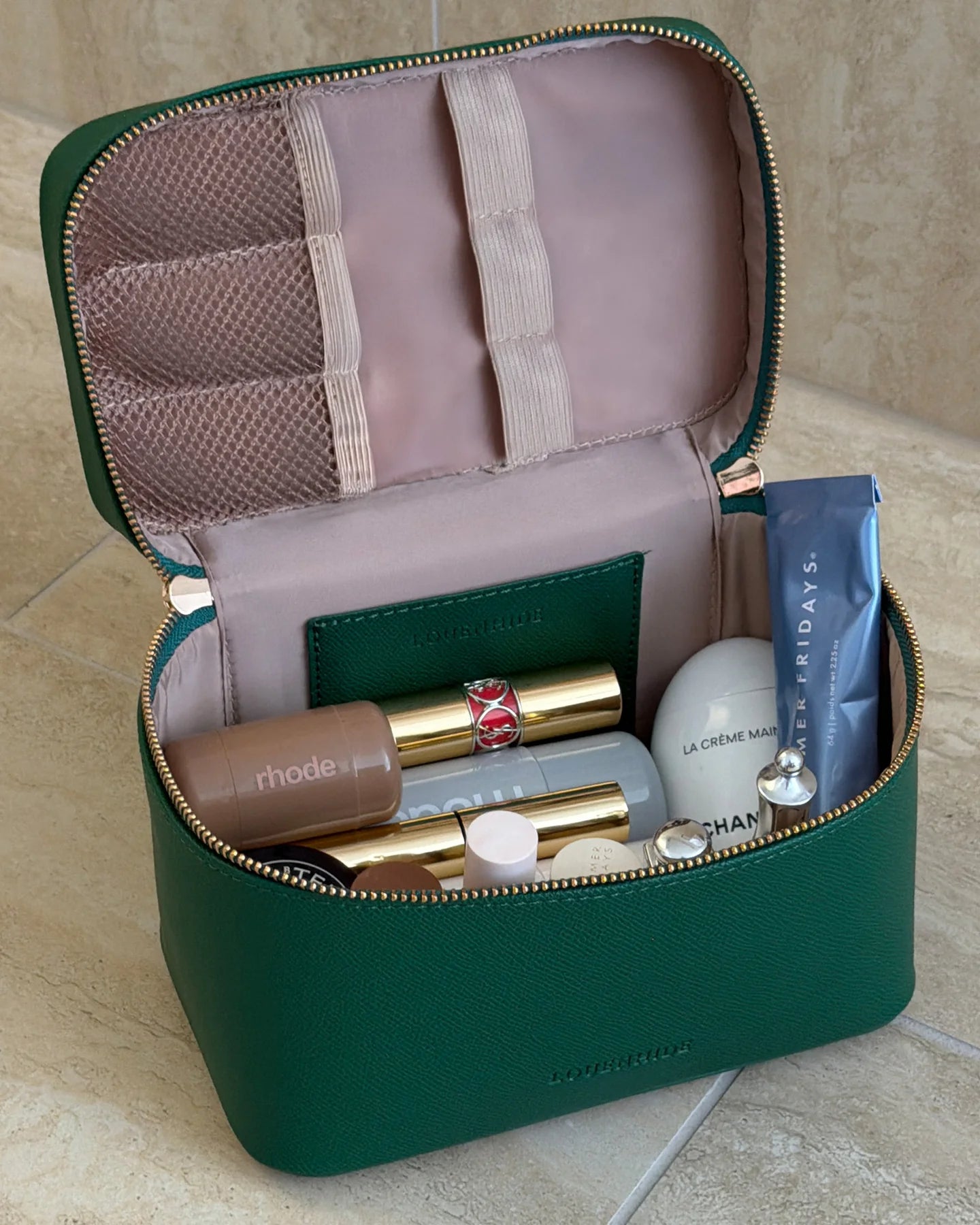 Camden Cosmetic Case | Green