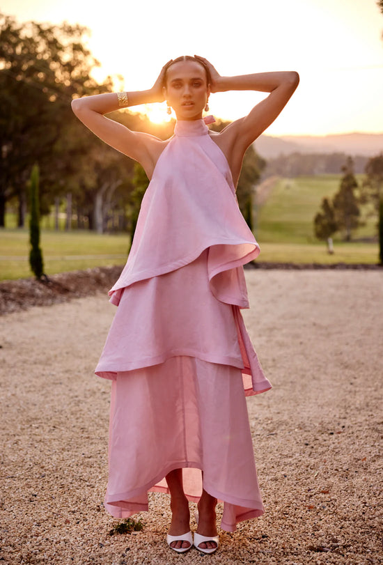 The Kimberly Dress | Pastel Pink