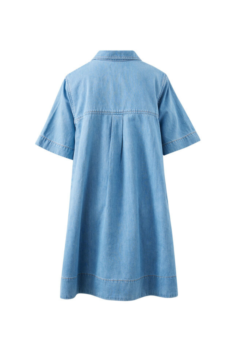 Milly Short Sleeve Minin Dress | Vintage Blue