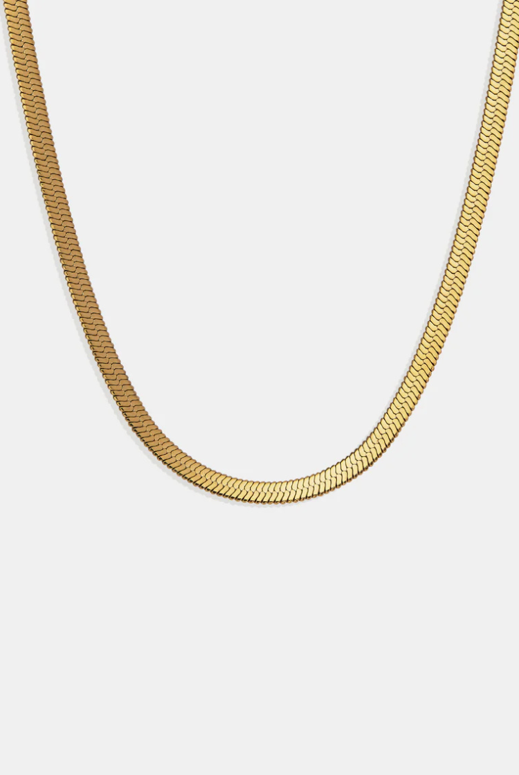 Sphinx 3mm Snake Chain Necklace | Gold