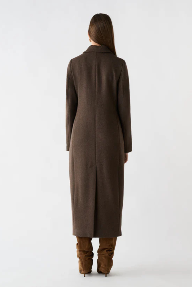 Reference Tailored Coat | Espresso