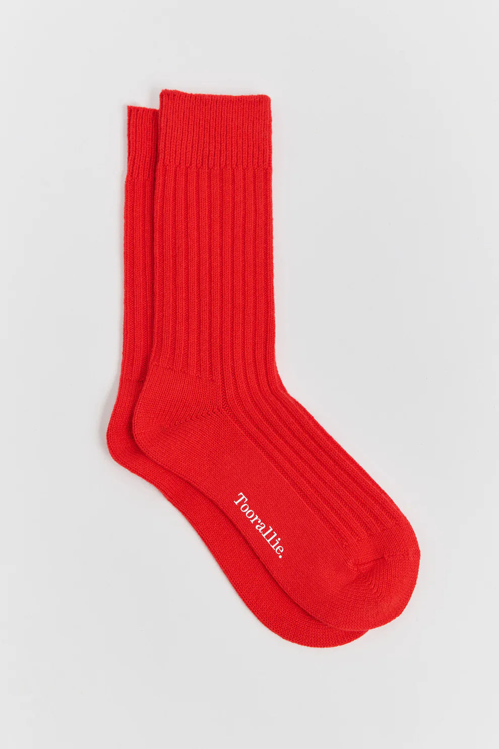 Ribbed Merino Sock | Poppy