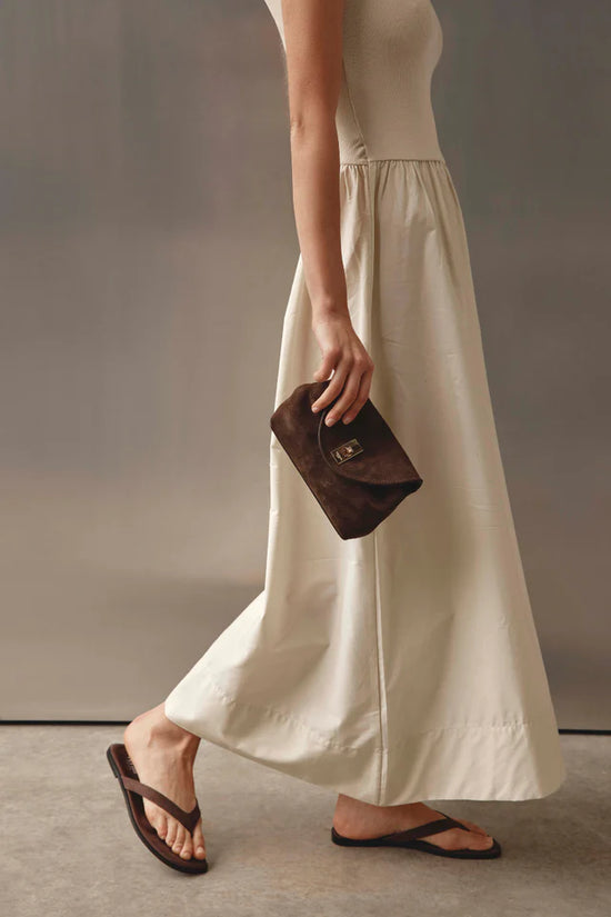 Sloane Mini Suede Crossbody Bag | Dark Chocolate