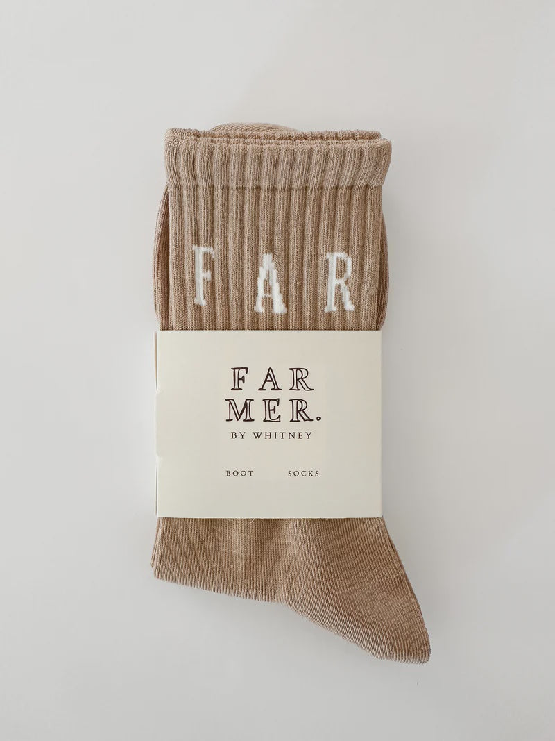 Boot Socks | FAR MER Cinnamon