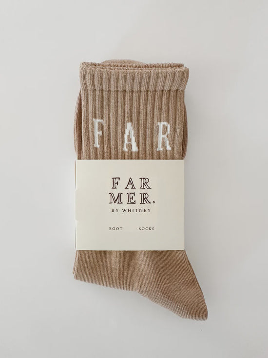 Boot Socks | FAR MER Cinnamon