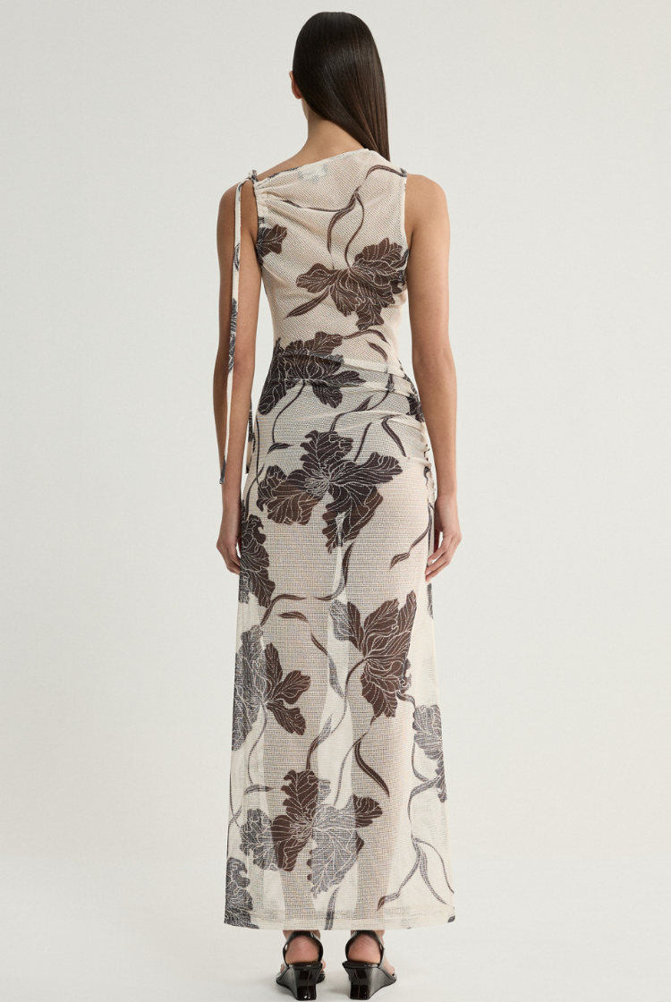 Valerie Dress | Ecru Floral