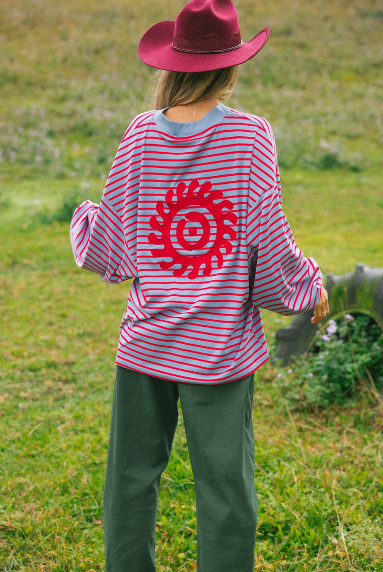 Nautical Long Sleeve Tee | Cherry