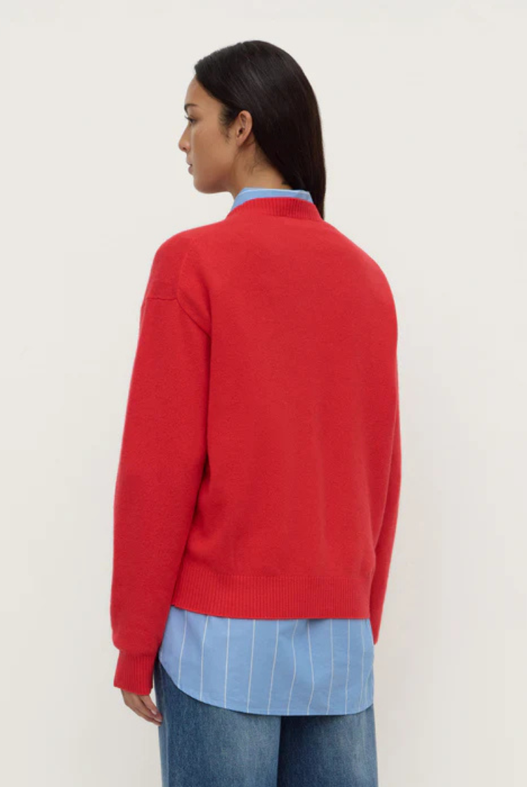 Carter Wool Sweater | Flame
