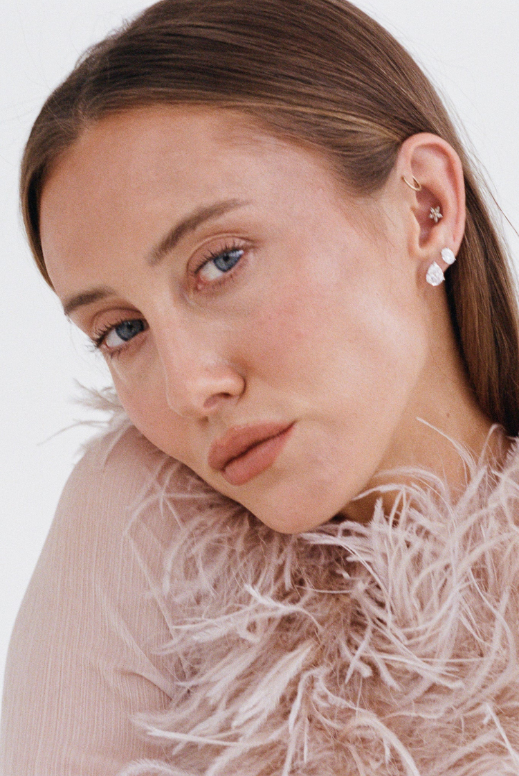 Pear Studs 2CT | Gold