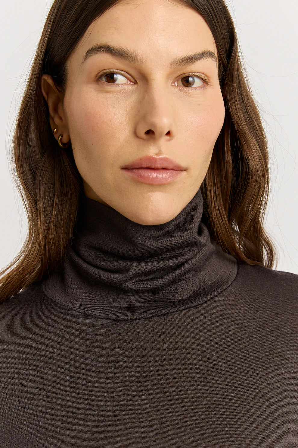 Turtle Neck Merino Tee | Date