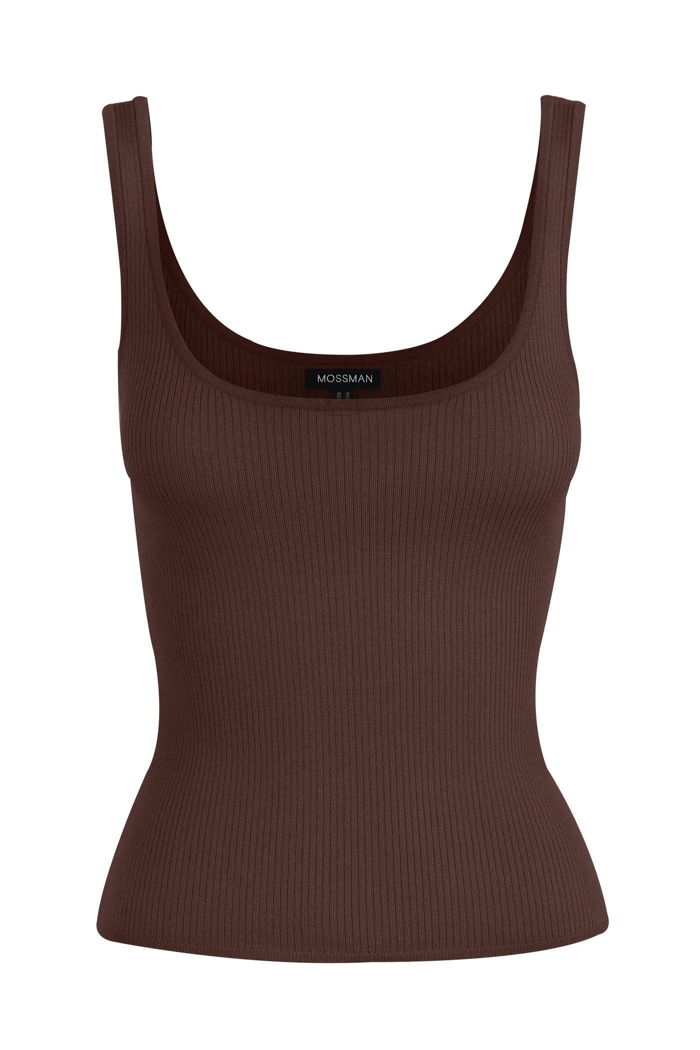 Fine Line Knit Tank | Cacao
