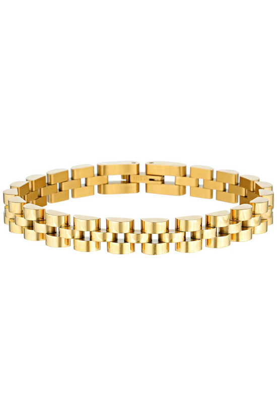 Fine Baby Link Bracelet | Gold