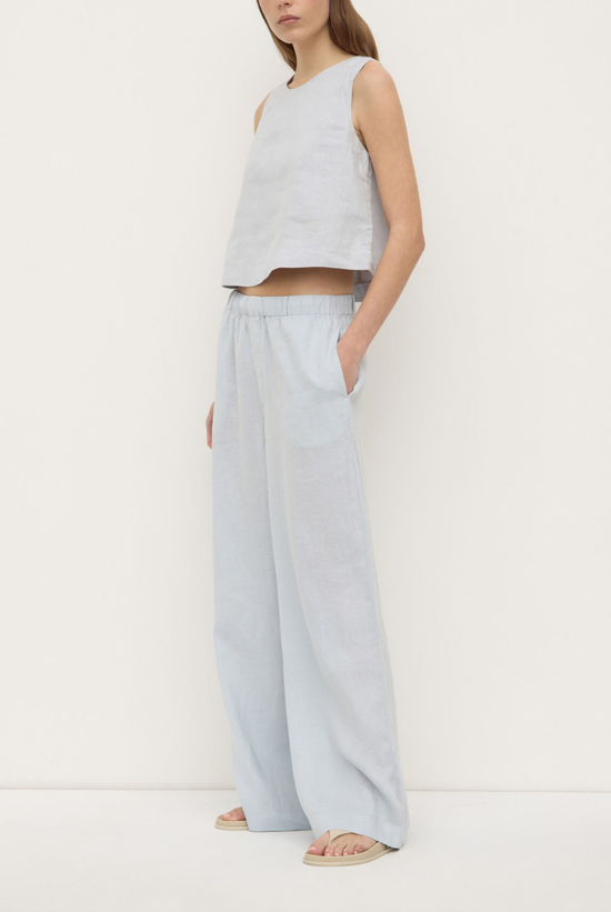 Estelle Linen Top | Cloud