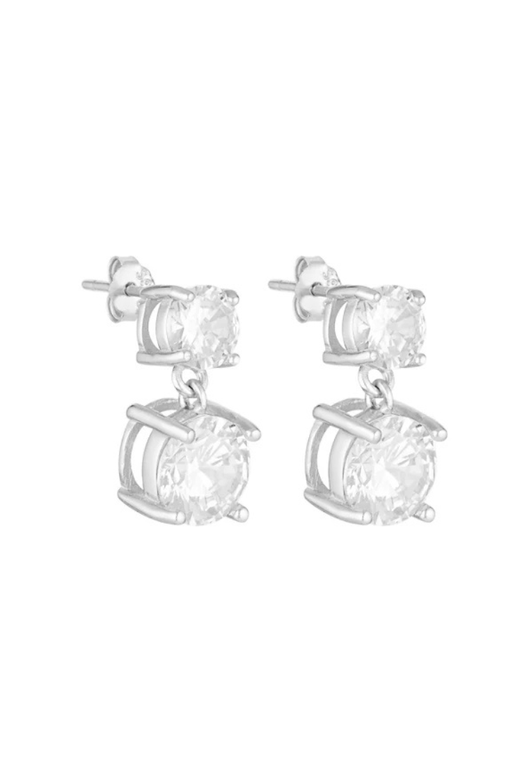 Heirloom Drop Studs | Silver