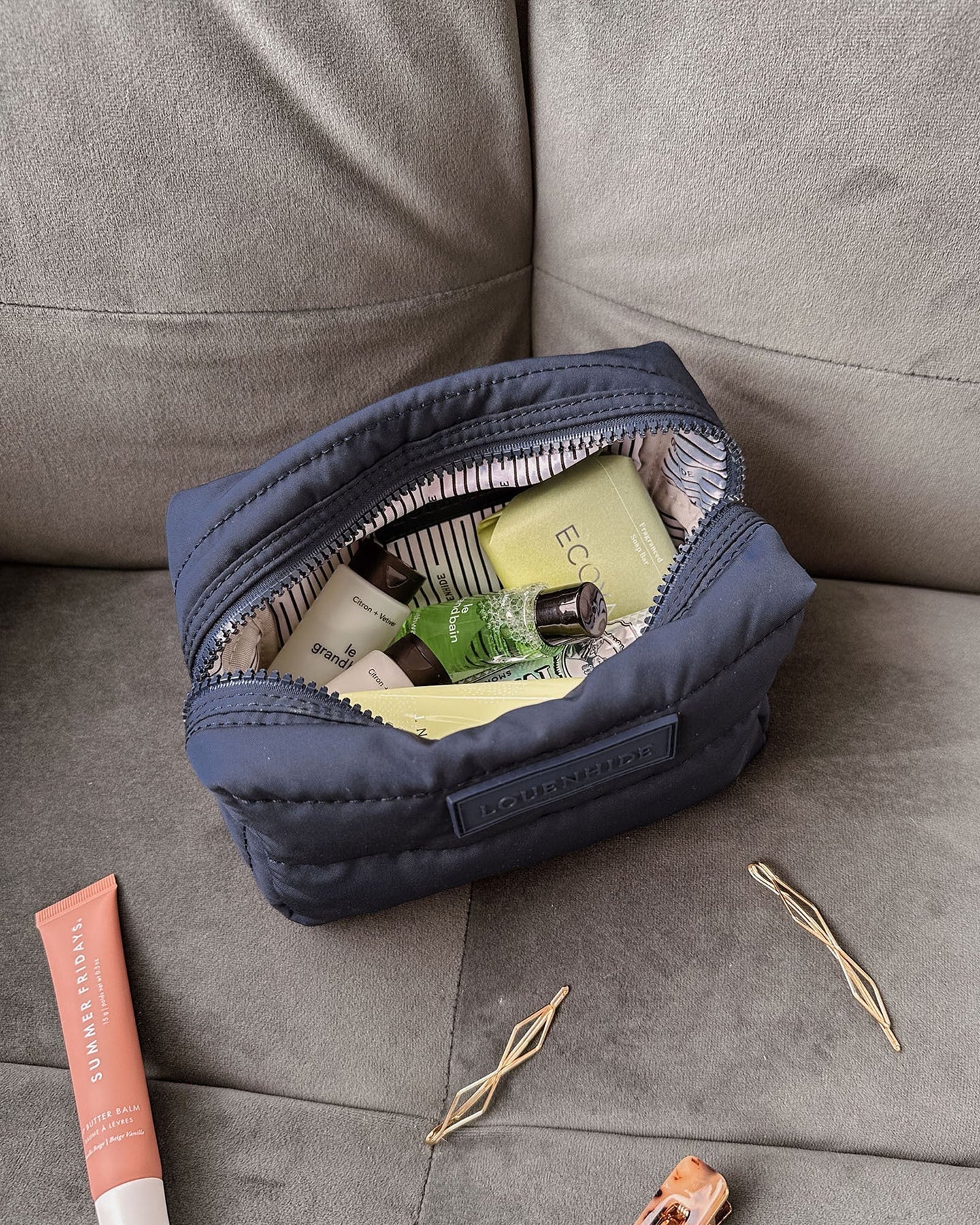 Santi Makeup Bag | Navy