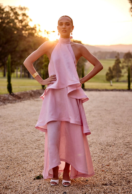 The Kimberly Dress | Pastel Pink