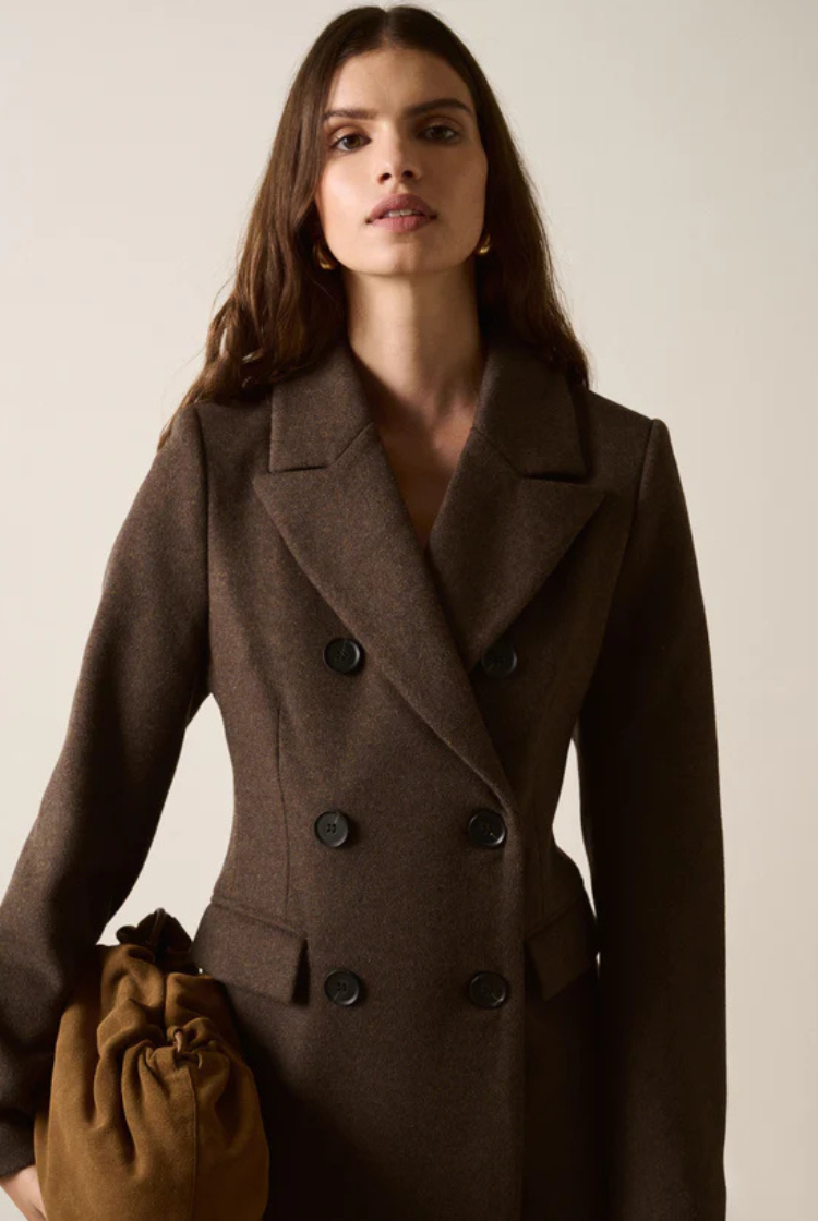 Reference Tailored Coat | Espresso