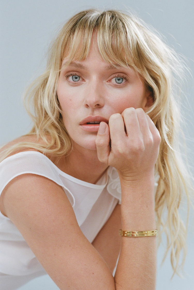 Dylan Bangle | Gold/ Celestial Clear