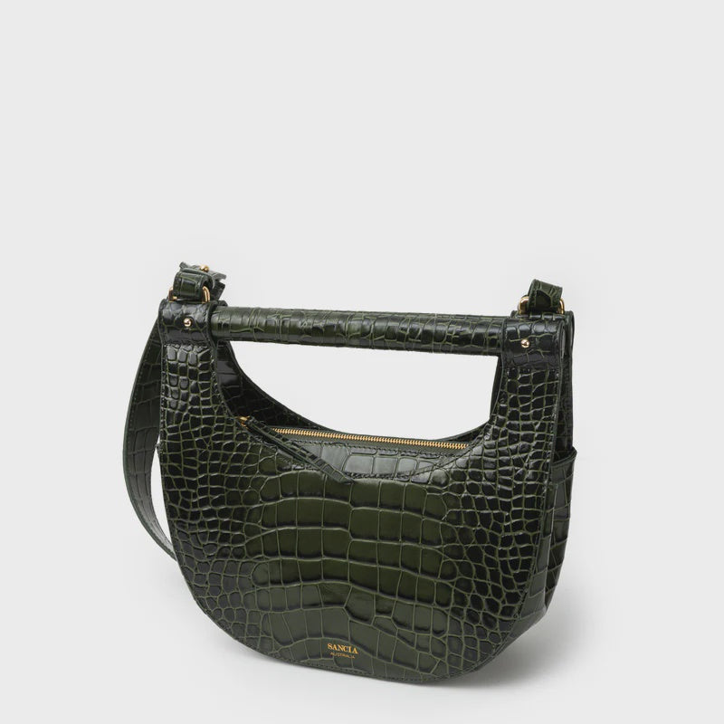 Almira Halfmoon Bag | Kelp