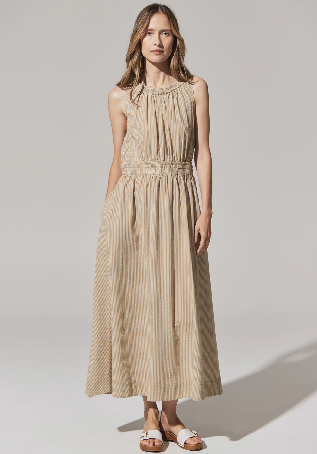 Acacia Tank Dress | Light Khaki