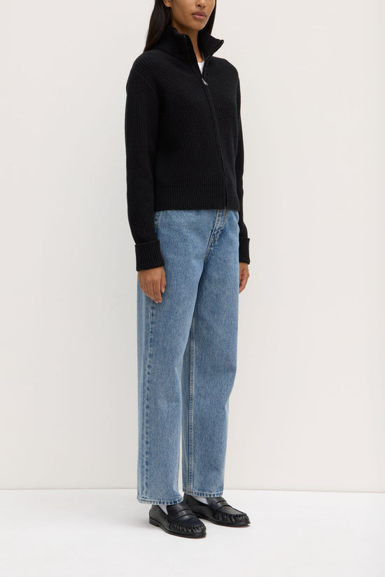 Annisha Zip Knit | Black