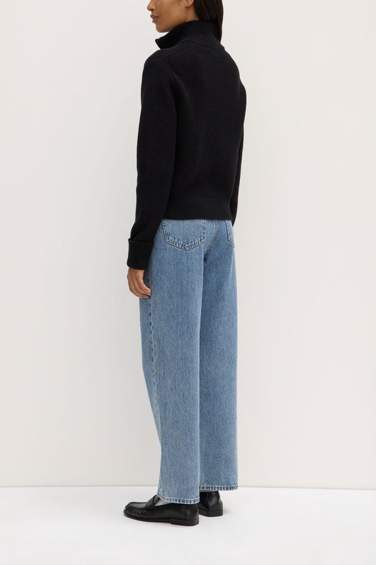 Annisha Zip Knit | Black