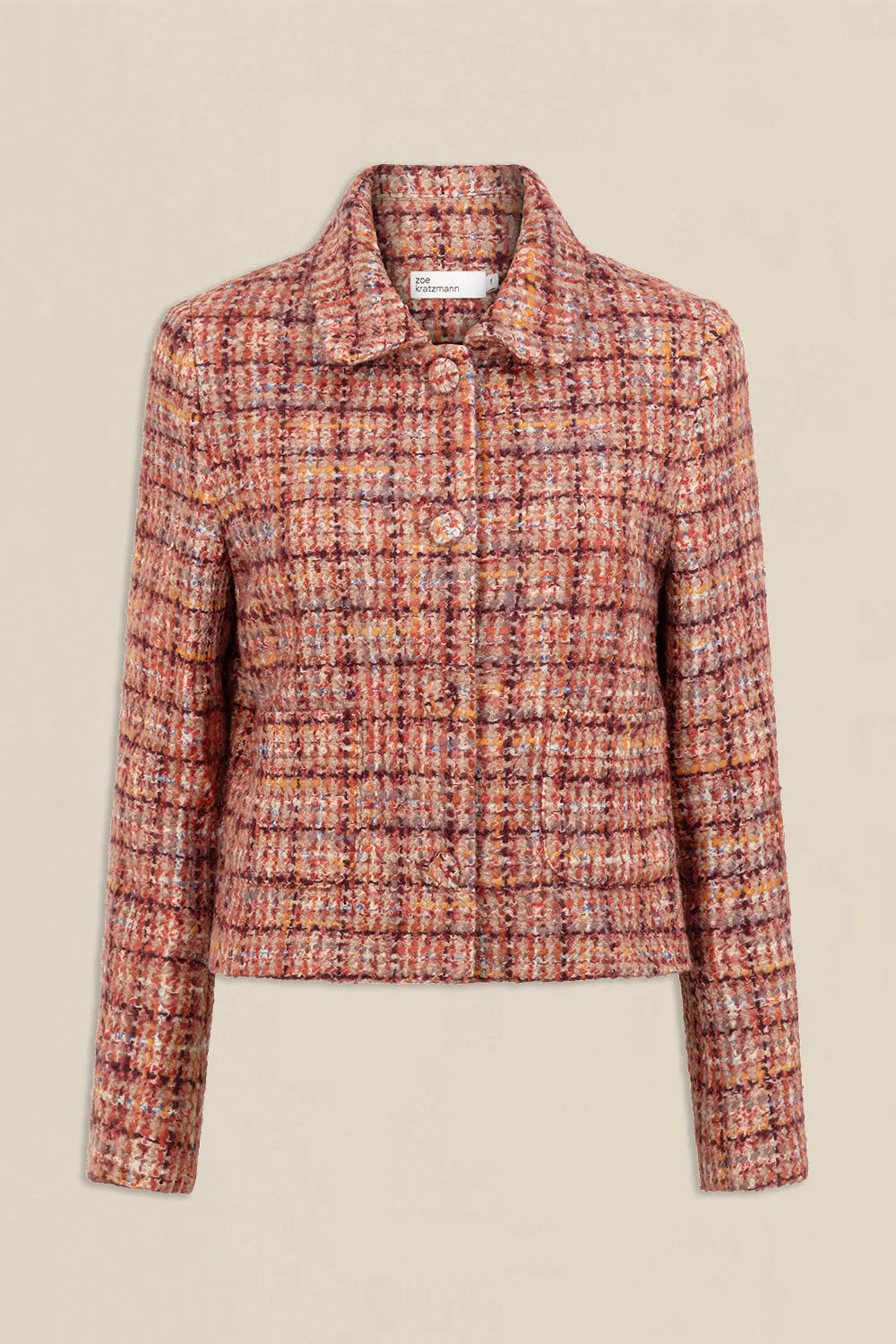 Plume Jacket | Berry Check