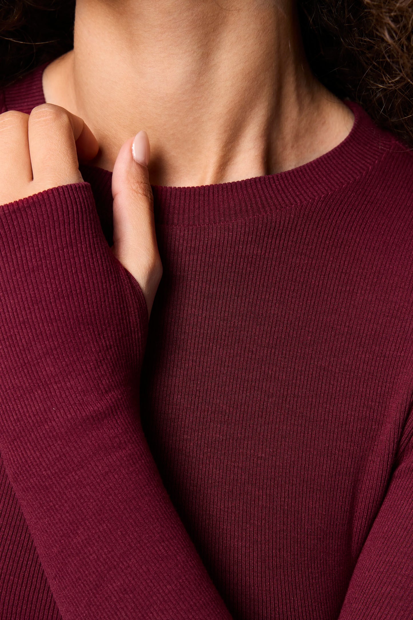 Brooklyn Top | Bordeaux