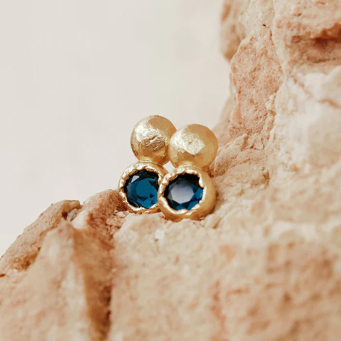 Petra Earring | Night Blue