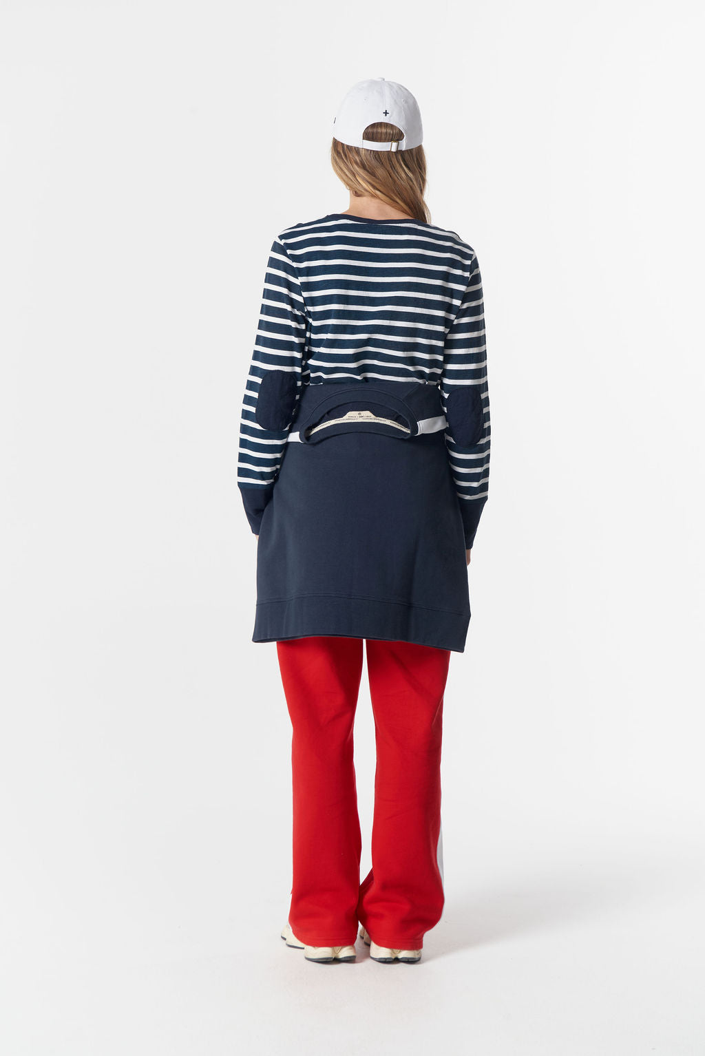 Show Stopper Stripe Tee | White / Parisian