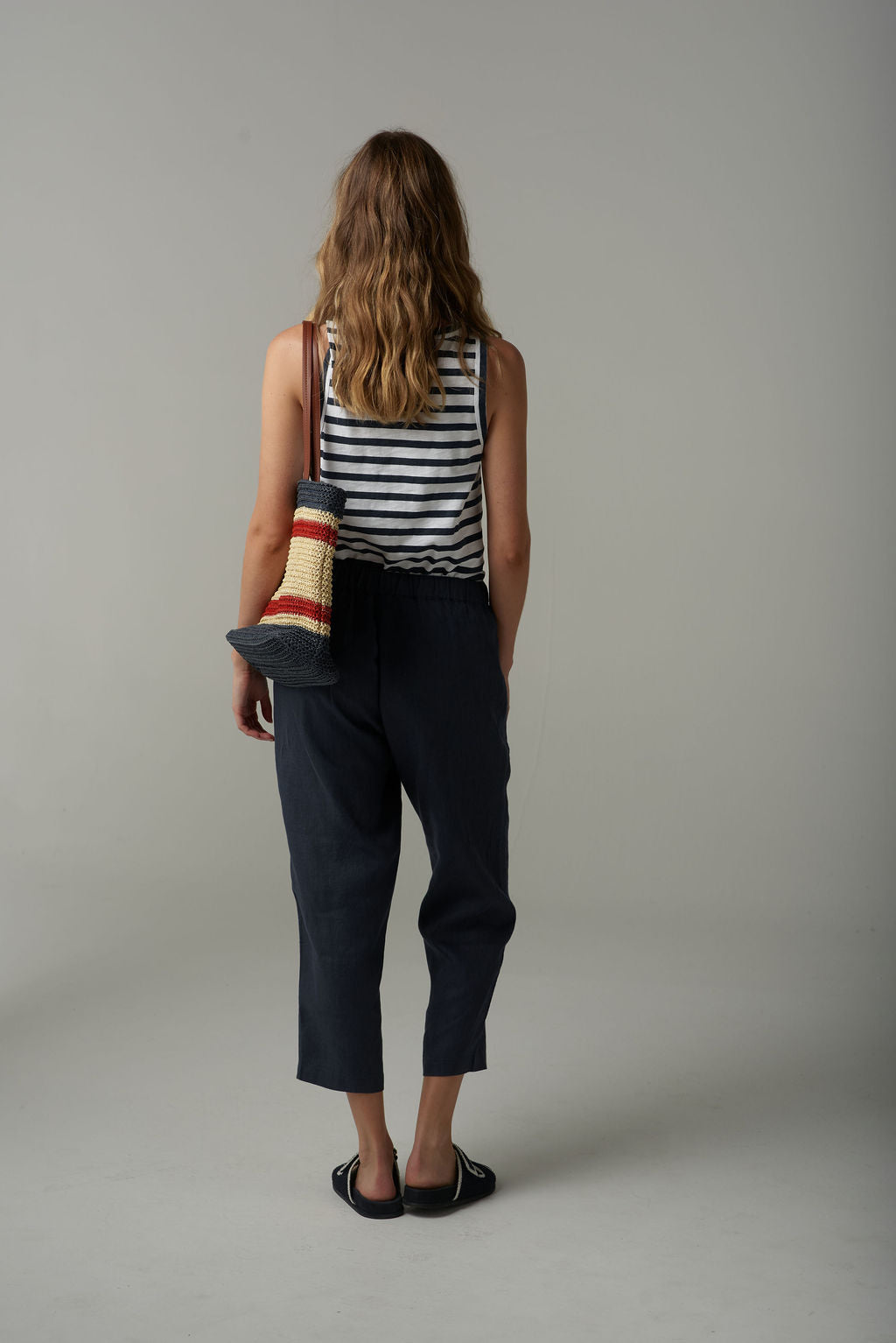 Stripe Tank Top | White/ Parisian