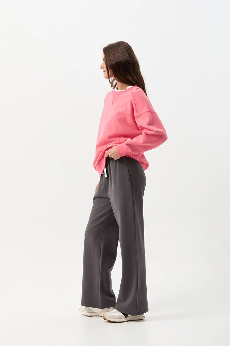 Oversized Panel Sweater | Coral