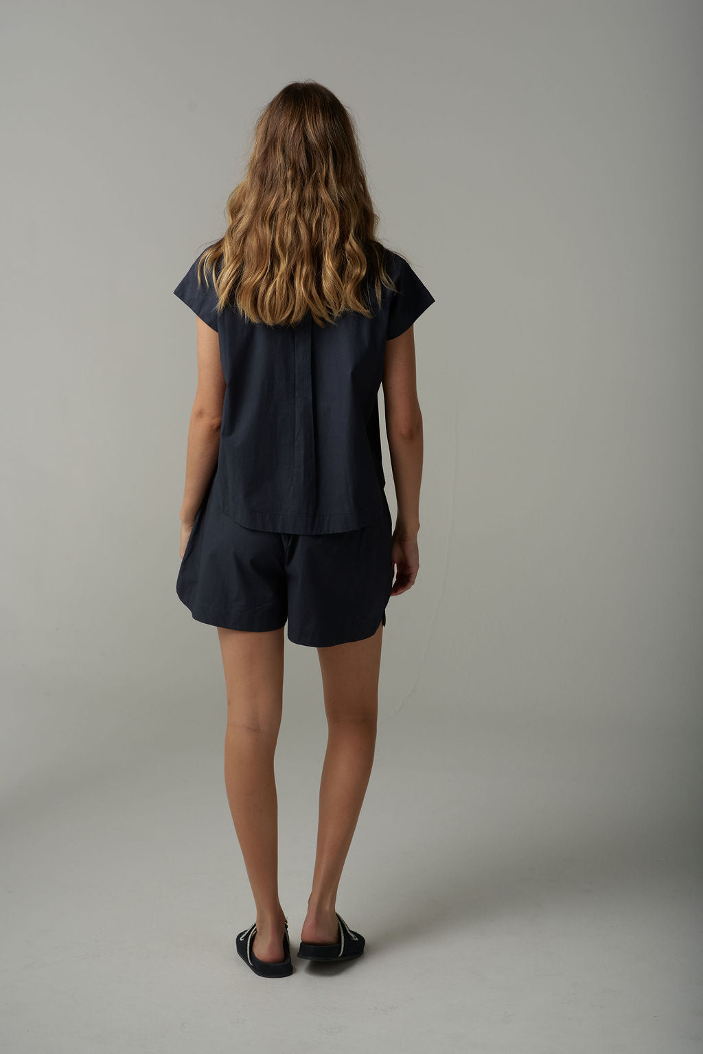 Boxy Shirt | Parisian Navy