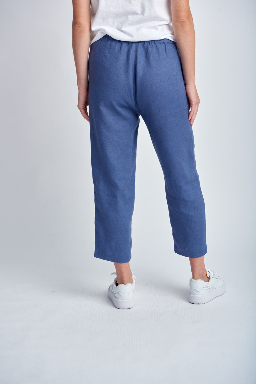 Casual Linen Pant | Denim