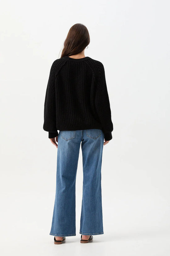 Chunky Cable Knit | Black
