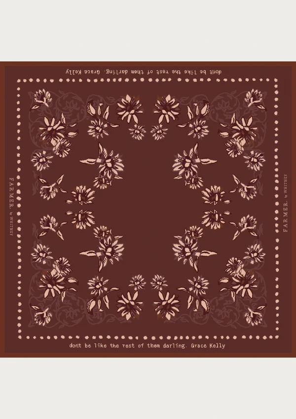 'Grace' Bandana Scarf | Cotton