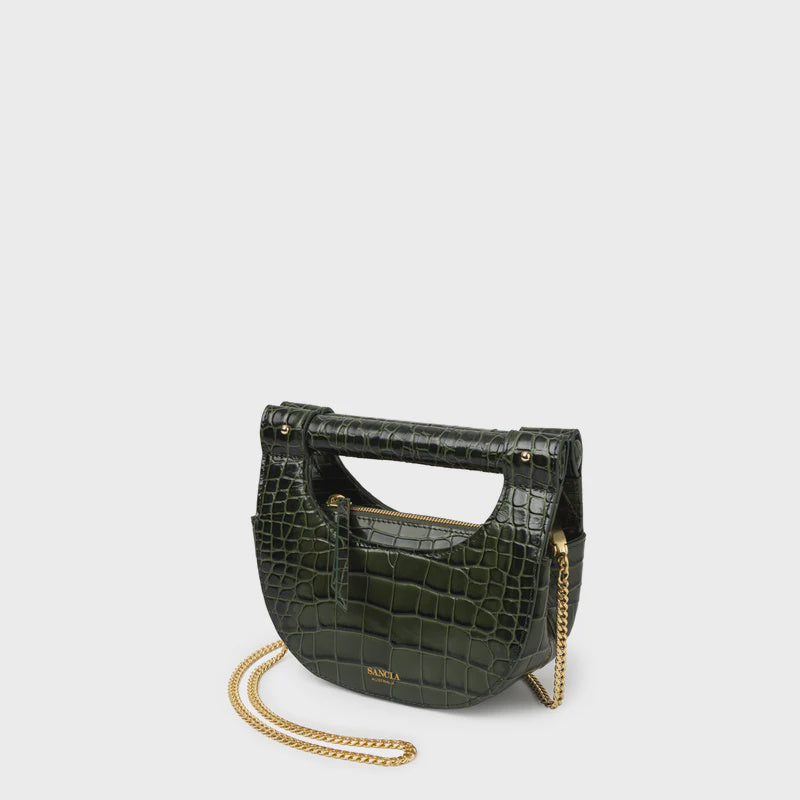 Cybil Halfmoon Bag | Kelp