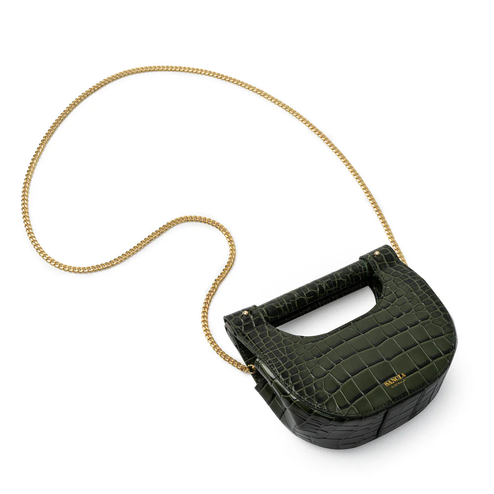 Cybil Halfmoon Bag | Kelp