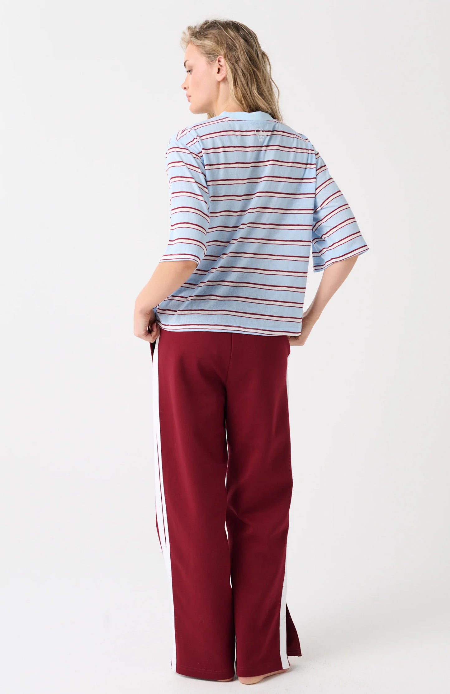 Hallie Tee | Ice Berry Stripe