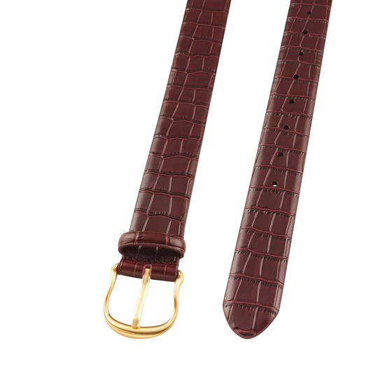 Liana Belt | Cranberry Croc