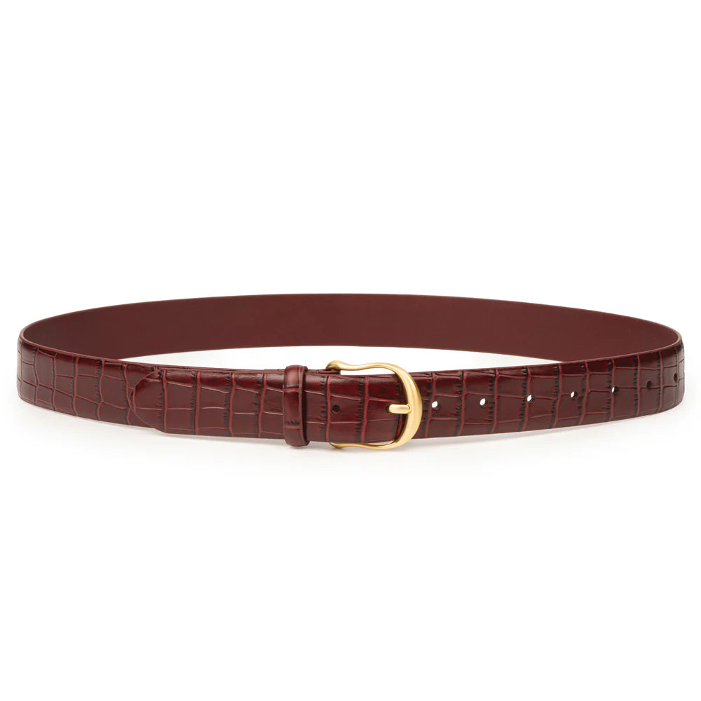 Liana Belt | Cranberry Croc