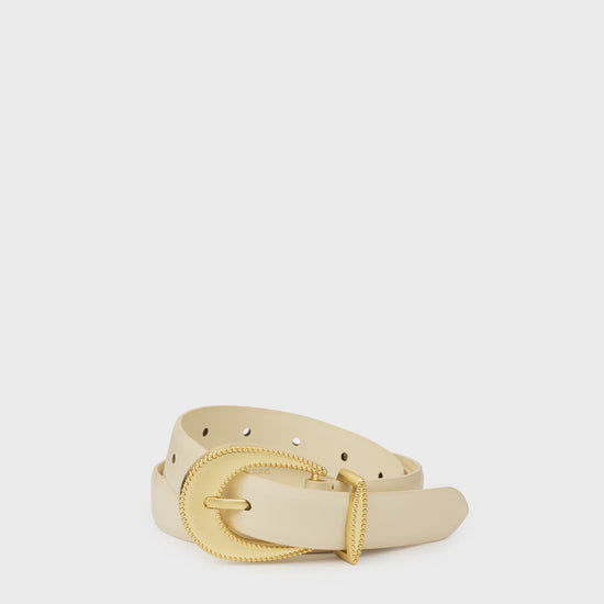 Mazara Belt | Ecru