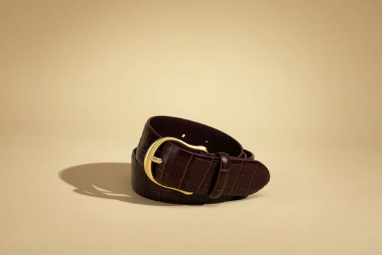 Liana Belt | Cranberry Croc