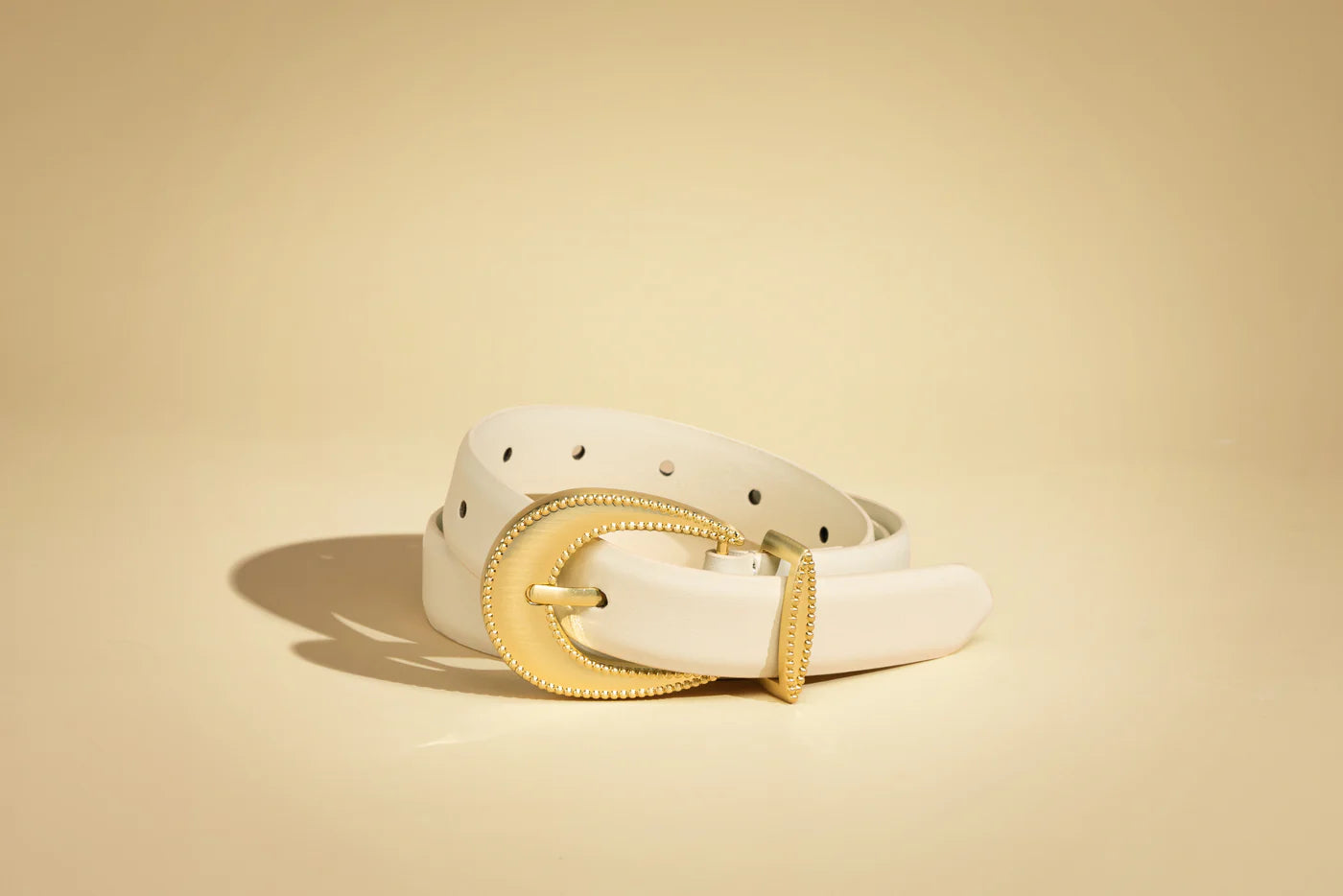 Mazara Belt | Ecru