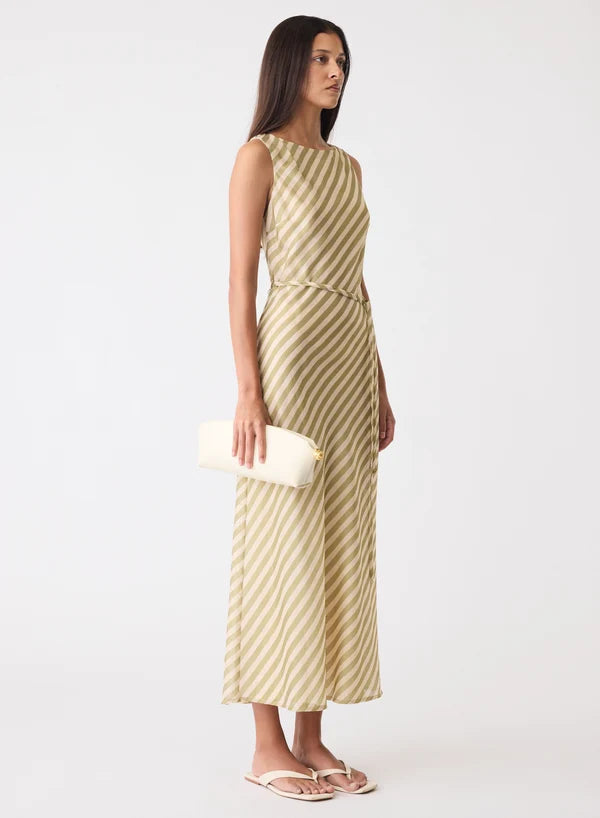 Sahara Maxi Dress | Sage Stripe