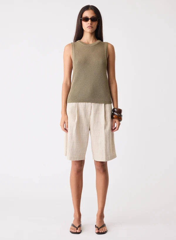 Rebound Knit Tank | Sage