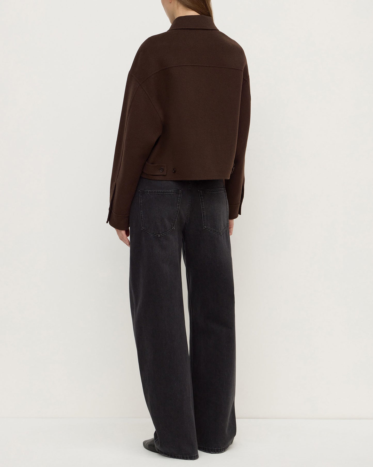 Dallas Wool Jacket | Dark Choc