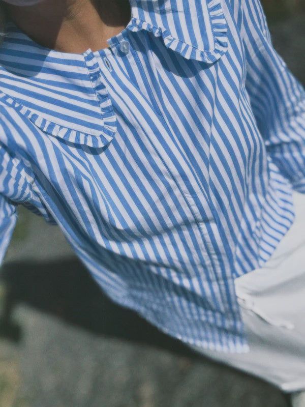 Peta Shirt | Blue Stripe