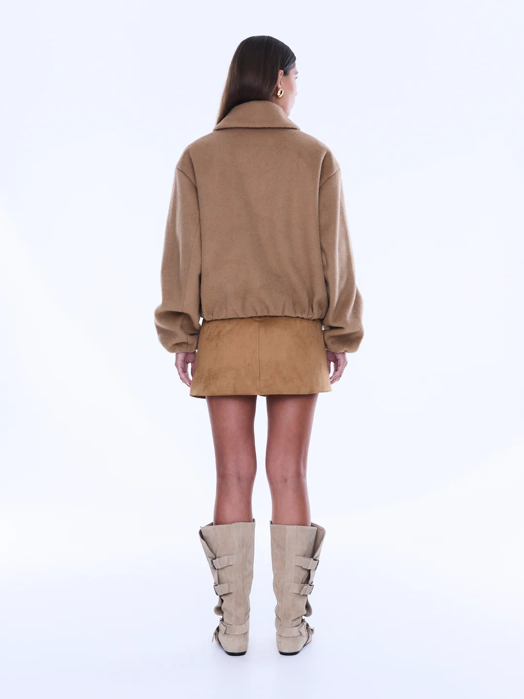 Maeve Wool Blend Bomber